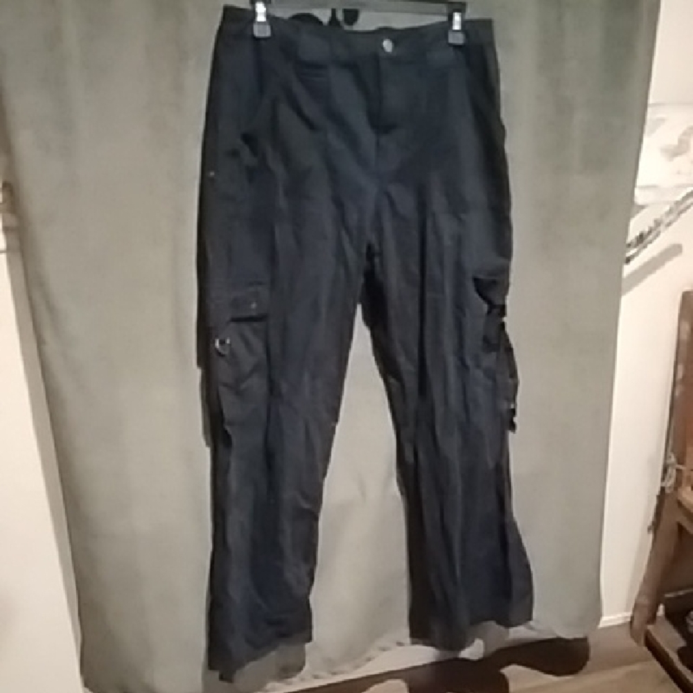 Womens Black Cargo Pants